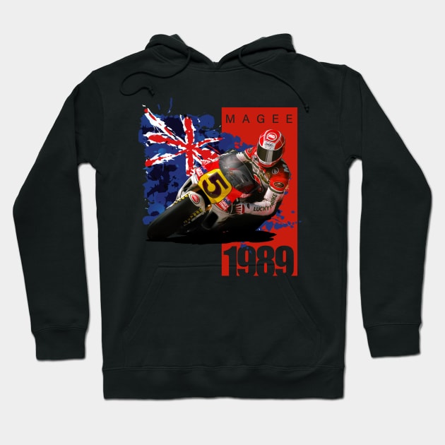 Magee YZR 1989 Hoodie by Retroquarter